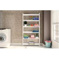 Estante Politorno Platina 93cm 6 prateleiras Branco