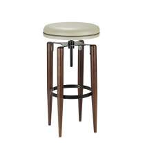 Banqueta Alta Regulável Sem Encosto BQ020 Creme Cercatto