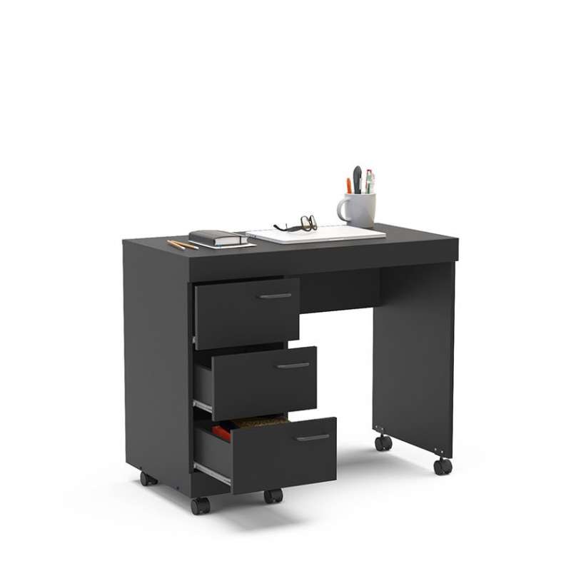 Mesa Home Office Osaka Preta Politorno - Preto