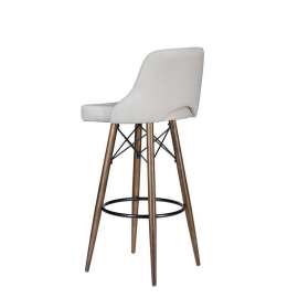 Banqueta Alta Eames BQ010 Linho Cercatto - Linho