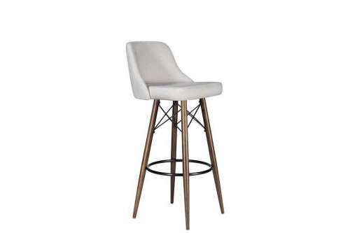 Banqueta Alta Eames BQ010 Linho Cercatto