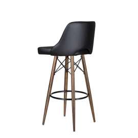 Banqueta Alta Eames BQ010 Preta Cercatto - Preto