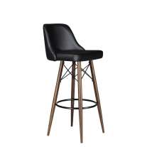 Banqueta Alta Eames BQ010 Preta Cercatto