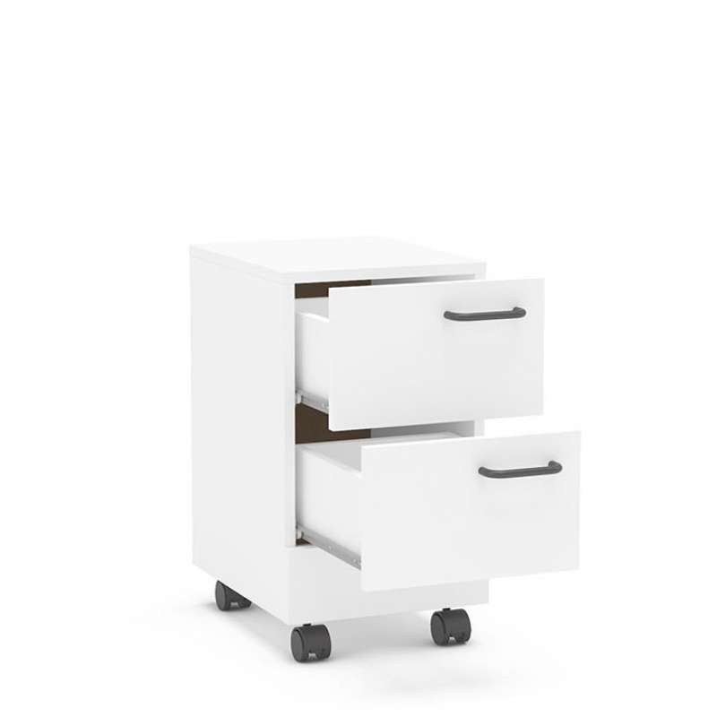 Gaveteiro Osaka 2 gavetas Branco Politorno - Branco