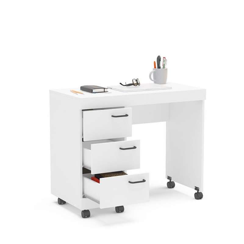 Mesa Home Office Osaka Branco Politorno - Branco