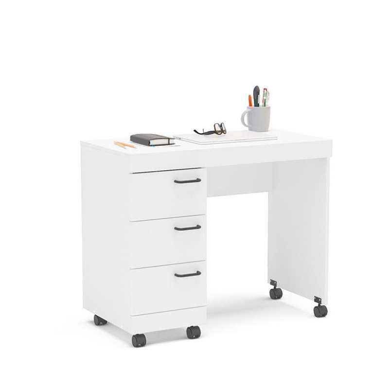 Mesa Home Office Osaka Branco Politorno - Branco