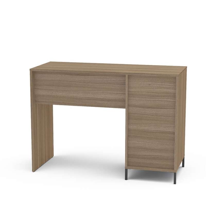 Mesa com 3 gavetas Santa Mônica Castanho Politorno - Castanho