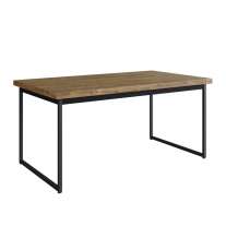 Mesa Tubular 8 lugares Oxford 180cm WoodMel com Preto Mesa Tubular 8 lugares Oxford 180cm WoodMel com Preto