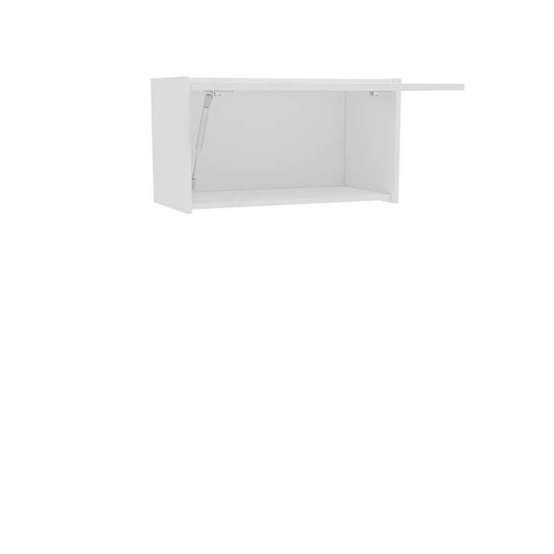 Armário Aéreo 1 porta basculante Évora Branco Politorno - Branco