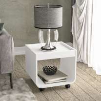 Mesa Lateral Índia Branco Politorno