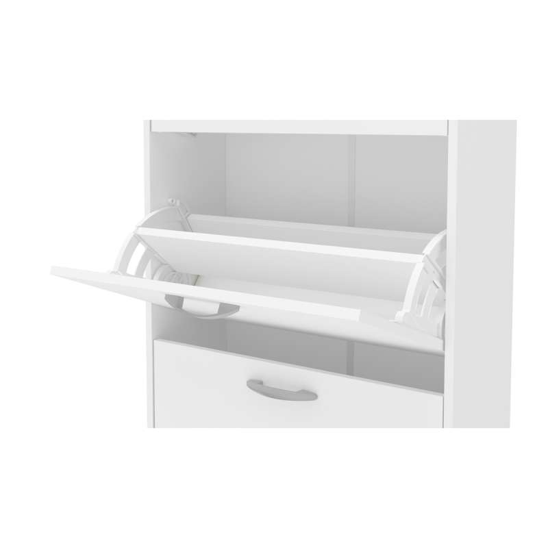 Sapateira com 3 Portas Fortaleza Branca Politorno - Branco