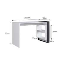 Escrivaninha Rio Branco com Preto