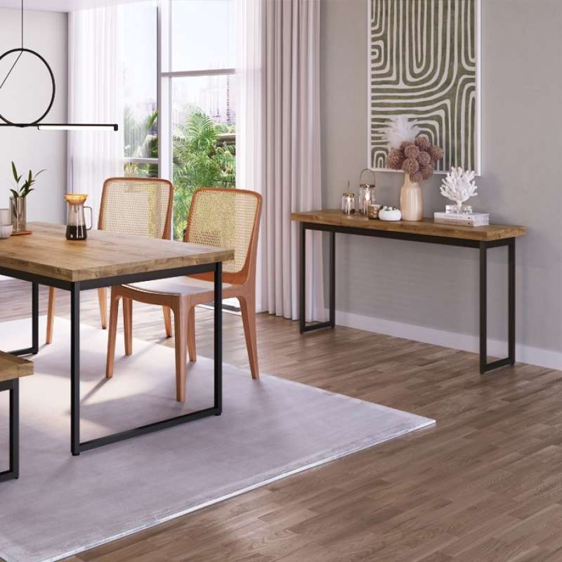 Aparador Tubular Miami 110cm Woodmel - Woodmel