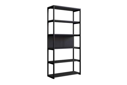 Estante Closet Tubular Miami Preto 120cm