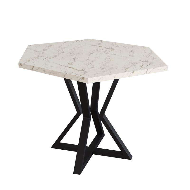 Mesa Jantar Hexagonal 6 lugares Pierre Volakas - Volakas 