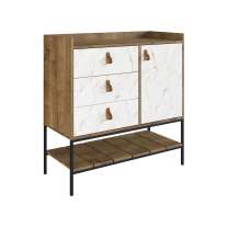 Cômoda Personal 1 porta e 3 gavetas Woodmel e Volakas Cômoda Personal 1 porta e 3 gavetas Woodmel e Volakas