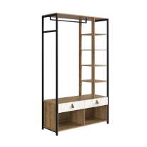 Mini Closet Guarda-Roupa 2 Gavetas Woodmel Volakas Mini Closet Guarda-Roupa 2 Gavetas Woodmel Volakas