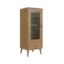 Mini Cristaleira 1 gaveta Vêneto Olmo Metta Mobili