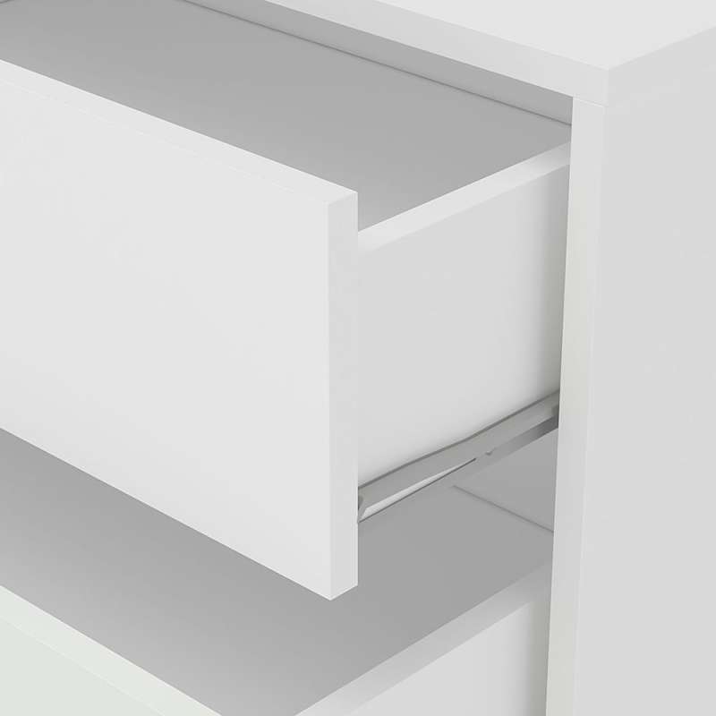 Gaveteiro Mauá 3 Gavetas 600mm Branco Politorno - Branco