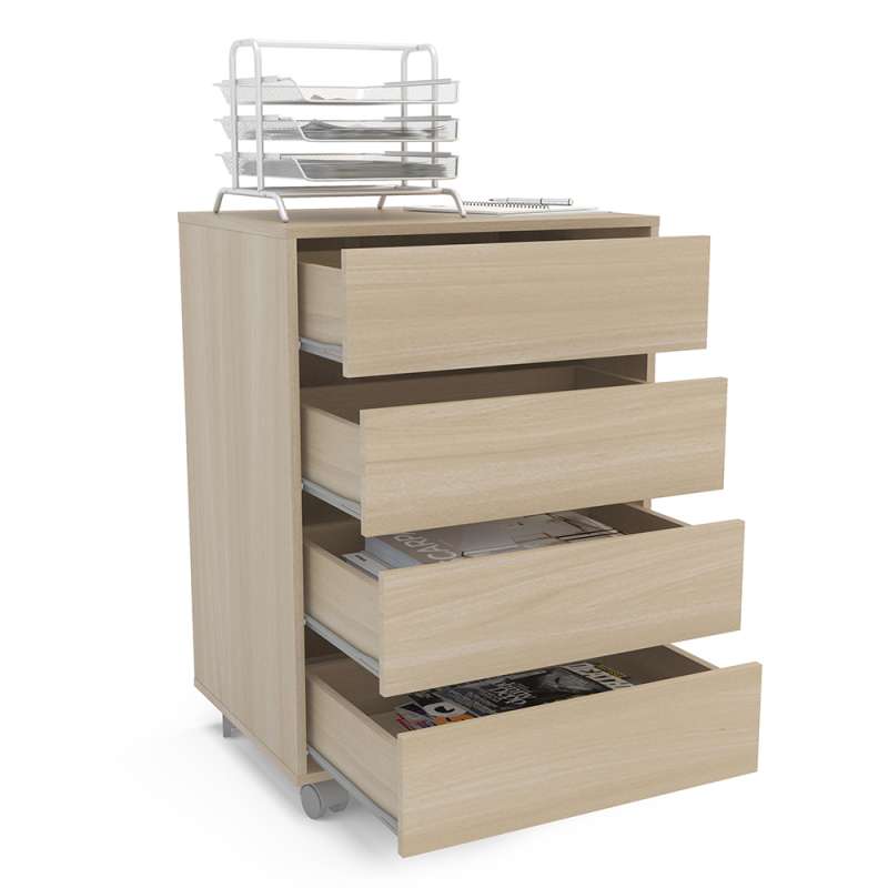 Gaveteiro Mauá 4 Gavetas 600mm Legno Salinas Politorno - Legno Salinas