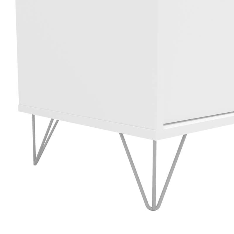 Aparador 3 Portas Montreal Branco Politorno - Branco