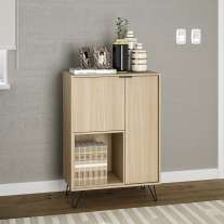 Aparador 2 Portas com Nicho Cayman Legno Salinas Politorno Aparador 2 Portas com Nicho Cayman Legno Salinas Politorno