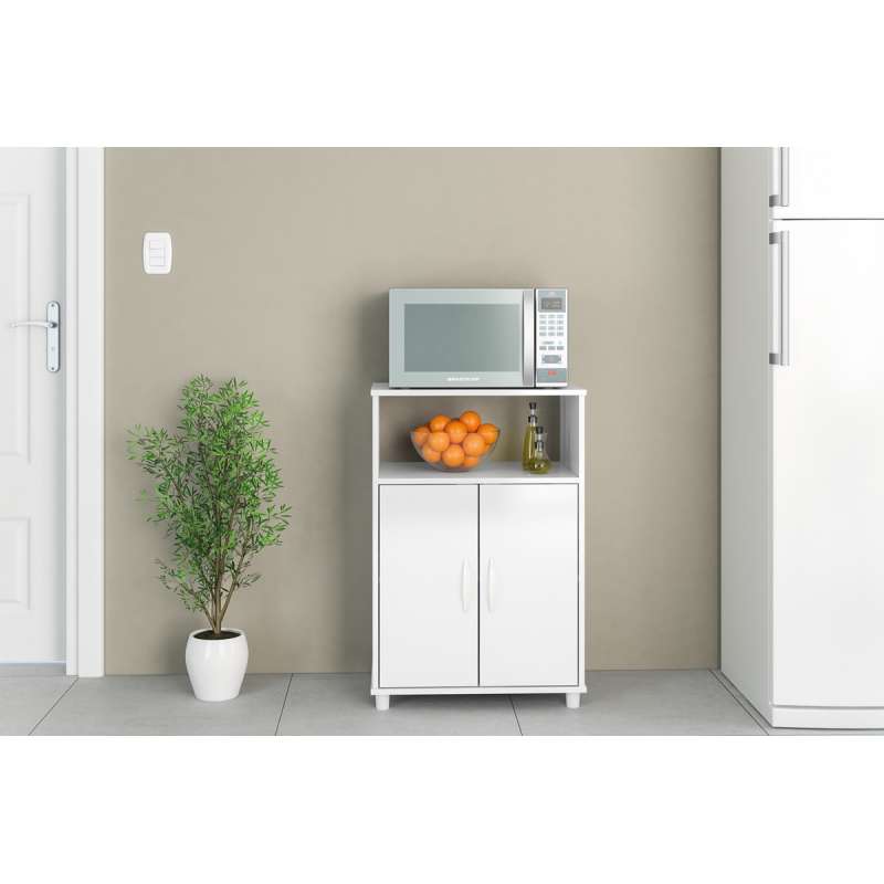 Balcão para Cozinha Diadema Branco Politorno - Branco