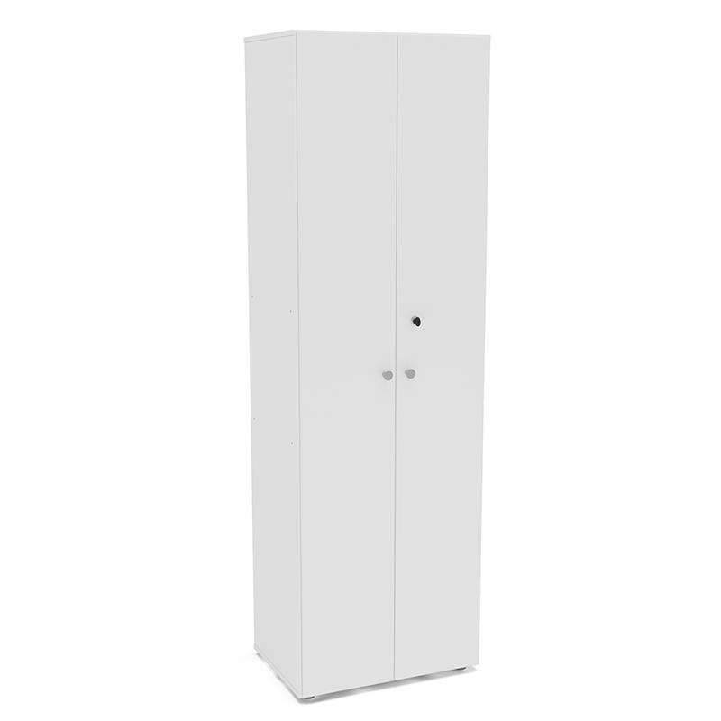 Sapateira Cajamar 2 portas (1 com chave) e 4 prateleiras - Branco