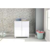 Balcão Simples Itaim com Portas Branco Politorno