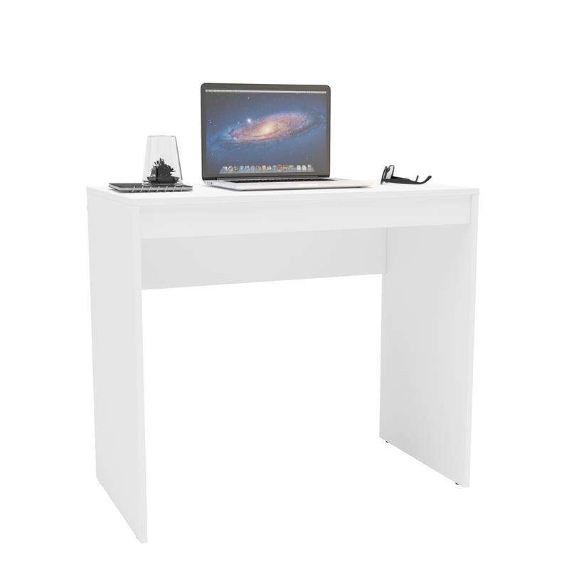 Mesa Compacta de Estudo Liberdade Branca Politorno - Branco