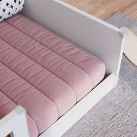 Cama Montessoriana Solteiro Affetto Branco Completa Móveis - Branco