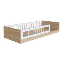 Cama Montessoriana Solteiro Affetto Aveiro OAK Branco Completa Móveis Cama Montessoriana Solteiro Affetto Aveiro OAK Branco Completa Móveis