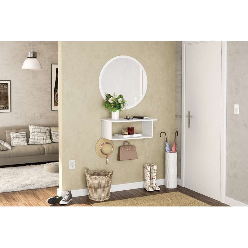 Suporte Branco para Microondas Politorno - Branco