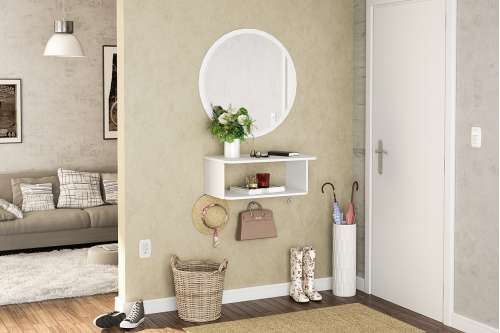 Suporte Branco para Microondas Politorno