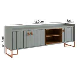 Rack para TV Trendy 160cm Verti Metta Mobili - Verti