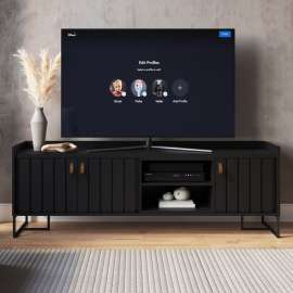 Rack para TV Trendy 160cm Preto Metta Mobili - Preto