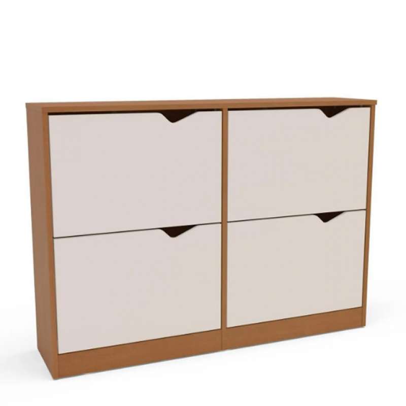 Sapateira Porto Creme e Freij&oacute; 24 Pares Politorno - Creme/Freij&oacute;