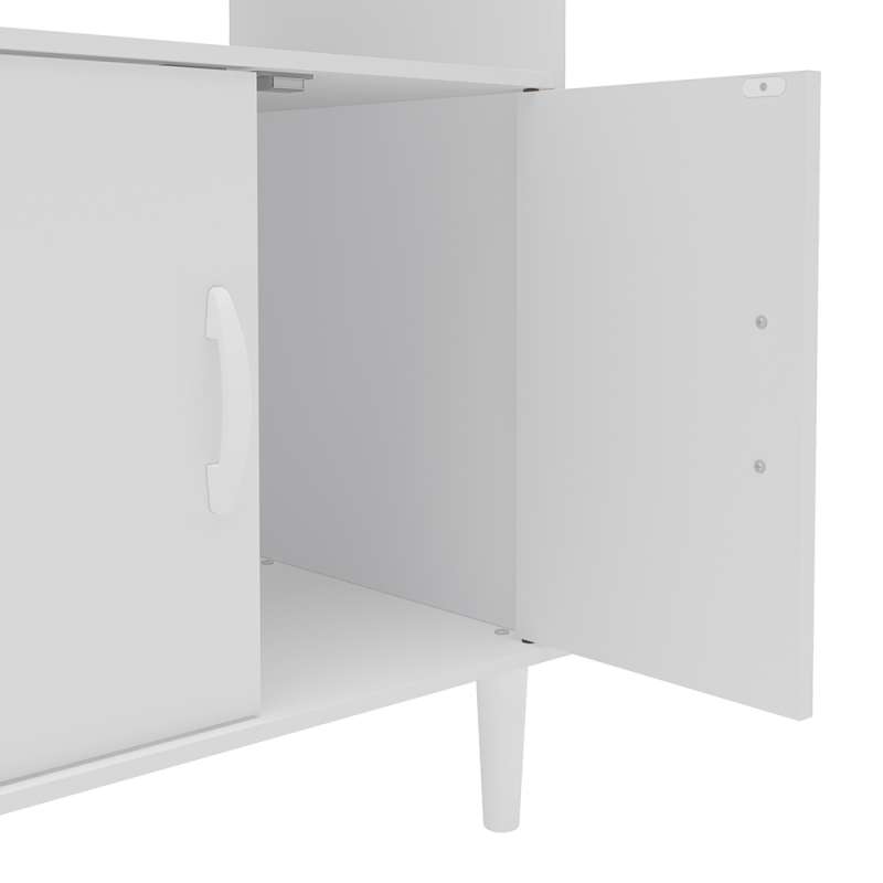 Balcão para Cozinha Cerro Largo Branco Politorno - Branco