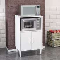Balcão de Cozinha Cerro Largo com 2 Portas e Nicho Branco Politorno Balcão de Cozinha Cerro Largo com 2 Portas e Nicho Branco Politorno
