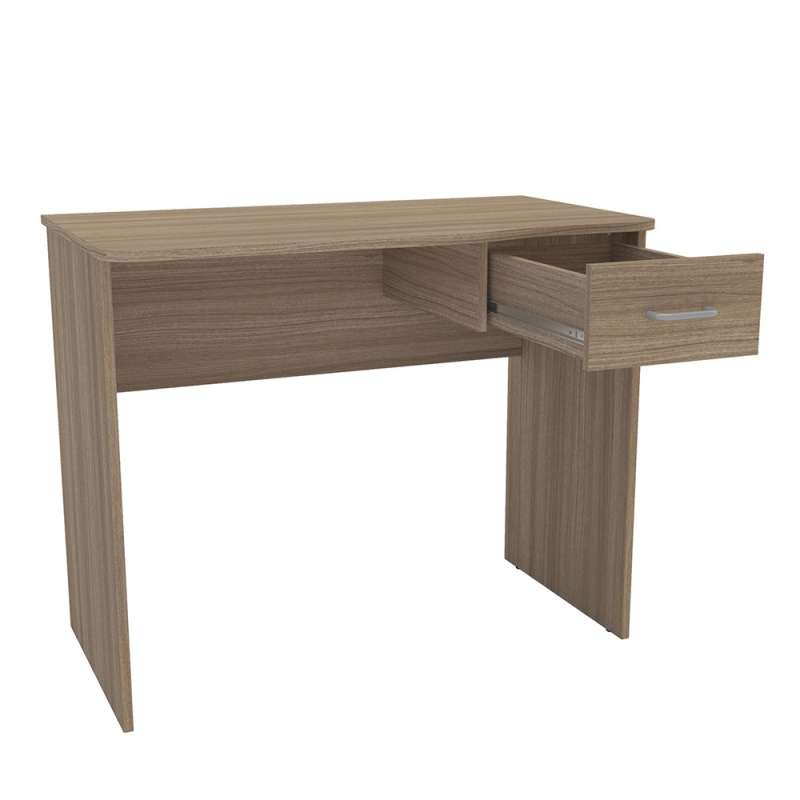 Mesa de Escritório Arapeí com 1 Gaveta Castanho Politorno - Castanho