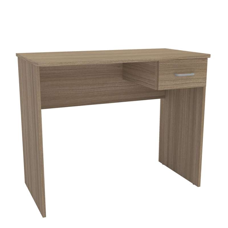 Mesa de Escritório Arapeí com 1 Gaveta Castanho Politorno - Castanho