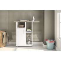 Balcão com Tábua de Passar Lucena Branco Politorno