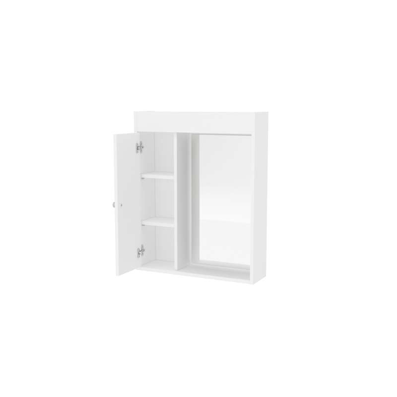 Armário Aéreo de Banheiro Branco Politorno - Branco