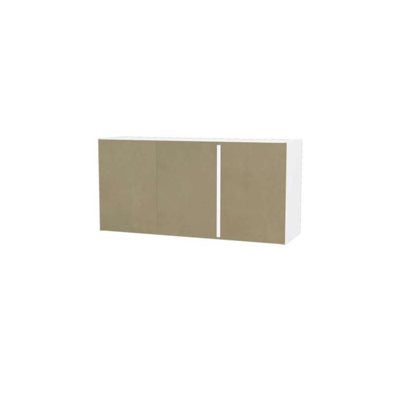 Armário Aéreo de Cozinha com Portas Bonfim Branco Politorno - Branco