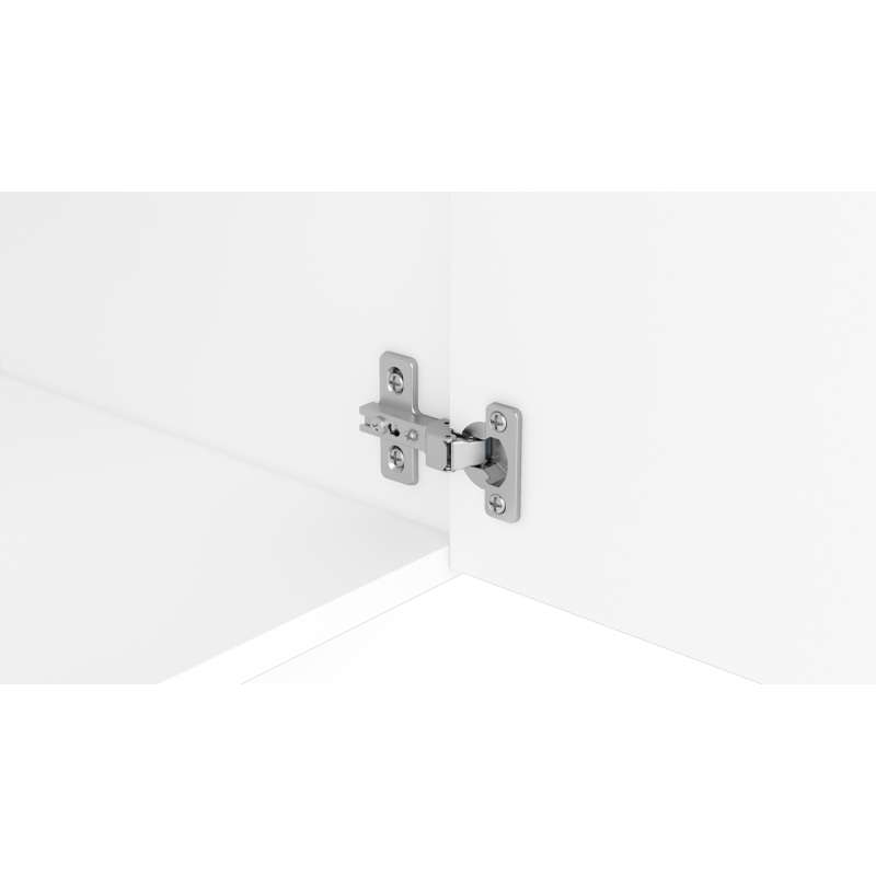 Armário Aéreo de Cozinha com Portas Bonfim Branco Politorno - Branco