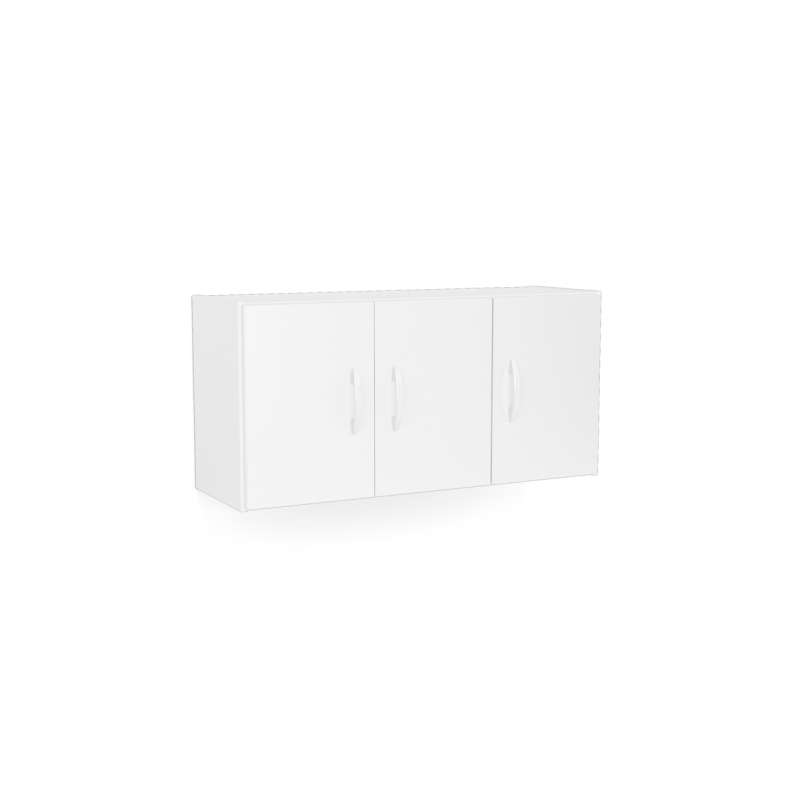 Armário Aéreo de Cozinha com Portas Bonfim Branco Politorno - Branco