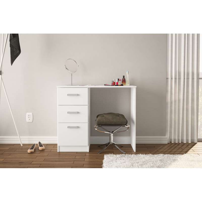 Mesa para Quarto Palmas Branco Politorno - Branco