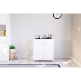 Balcão para Cooktop Natal Branco Politorno - Branco