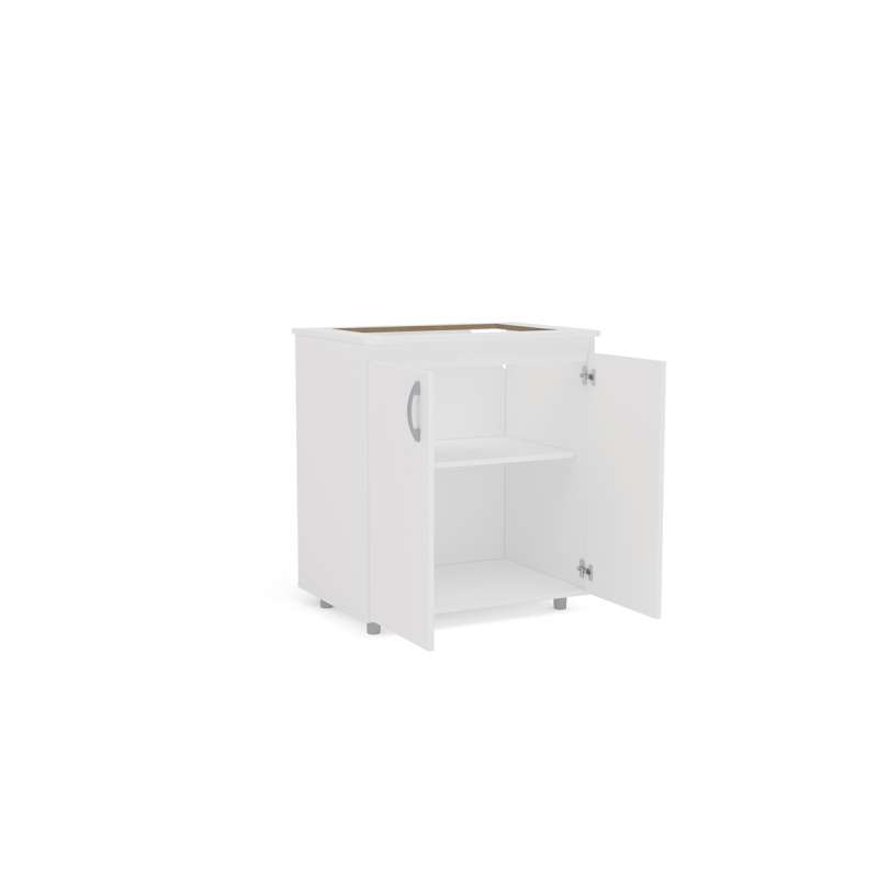 Balcão para Cooktop Natal Branco Politorno - Branco