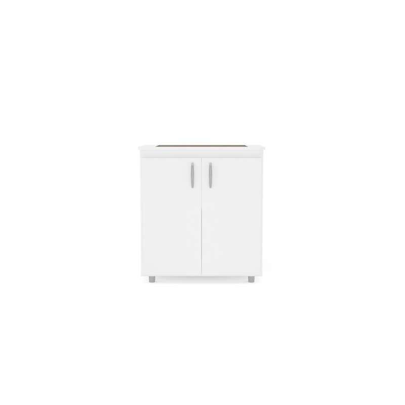 Balcão para Cooktop Natal Branco Politorno - Branco